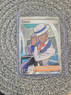 Cyrano Full Art Ultra Rare Holo 230/191 Pokemon Surging Sparks