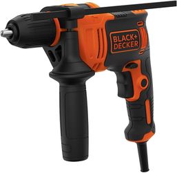 BLACK+DECKER 6.5-Amp Hammer Drill – 1/2-Inch (BEHD201)