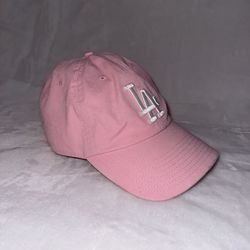 Pink LA adjustable hat