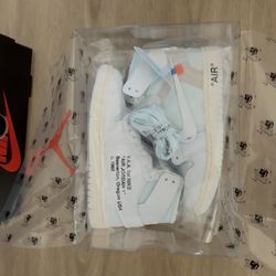 Brand New Jordan 1 Retro High Virgil Abloh Archive Alaska; men’s size 6
