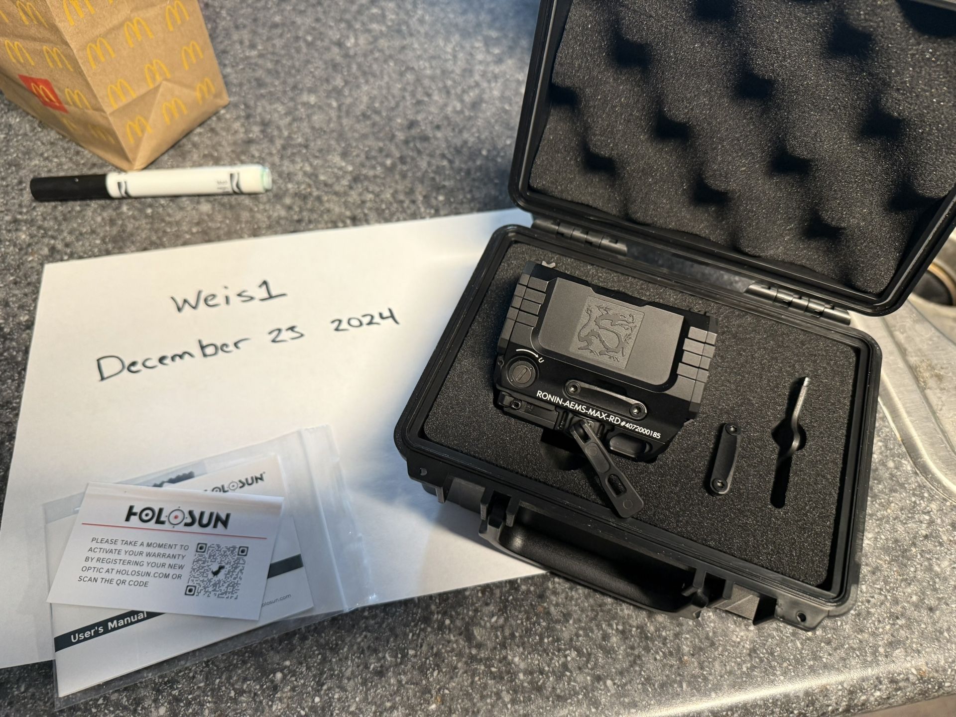 Holosun Aems Ronin Max Optics