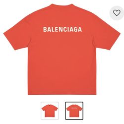 BALENCIAGA SHIRT Unisex Large Vintage Fit T-Shirt