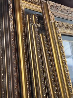 Ornate Gold Picture Frames Lot