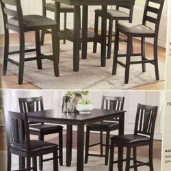 5-doning Set (table + 4 Chairs) 