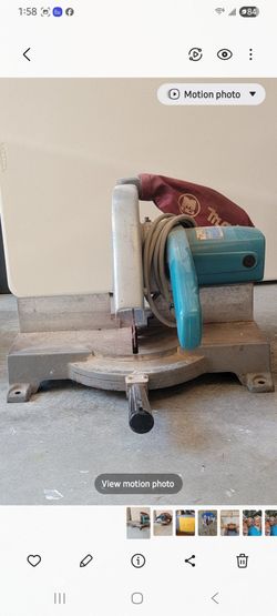 Makita  Chop Saw (Not Compound)+ 4 blades