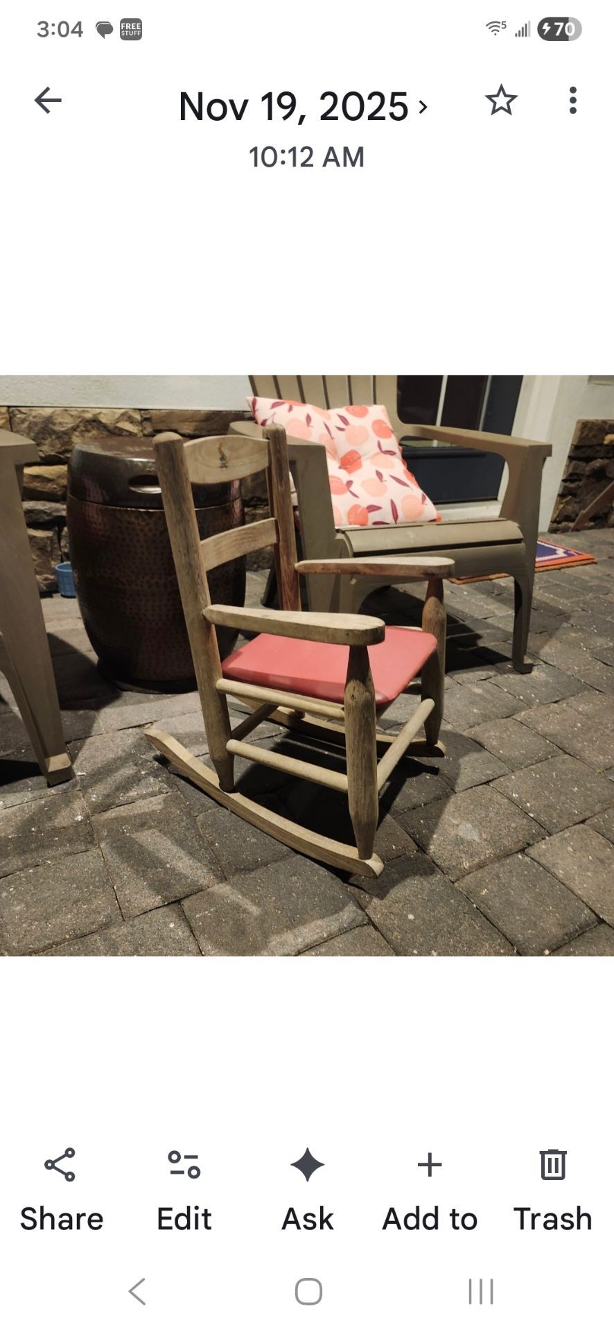 $25 each children's rocking chair