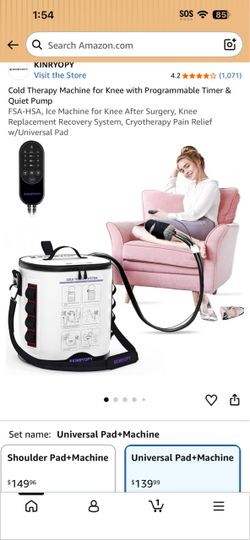 KINRYOPY Cold Therapy Machine with Universal Pad