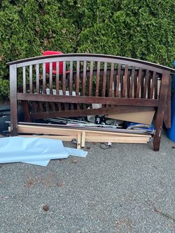 FREE Brown headboard and footboard free