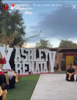 Marquee letters