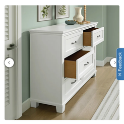 Brand New in Box - White Six Drawer Dresser - Very High Quality - $999 Retail Price