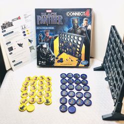 Hasbro Connect 4: Marvel Black Panther Edition-Battle For The Throne Four