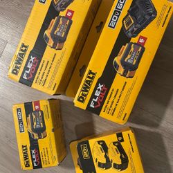 DEWALT FLEX VOLT BATTERY AND CHARGER KIT 