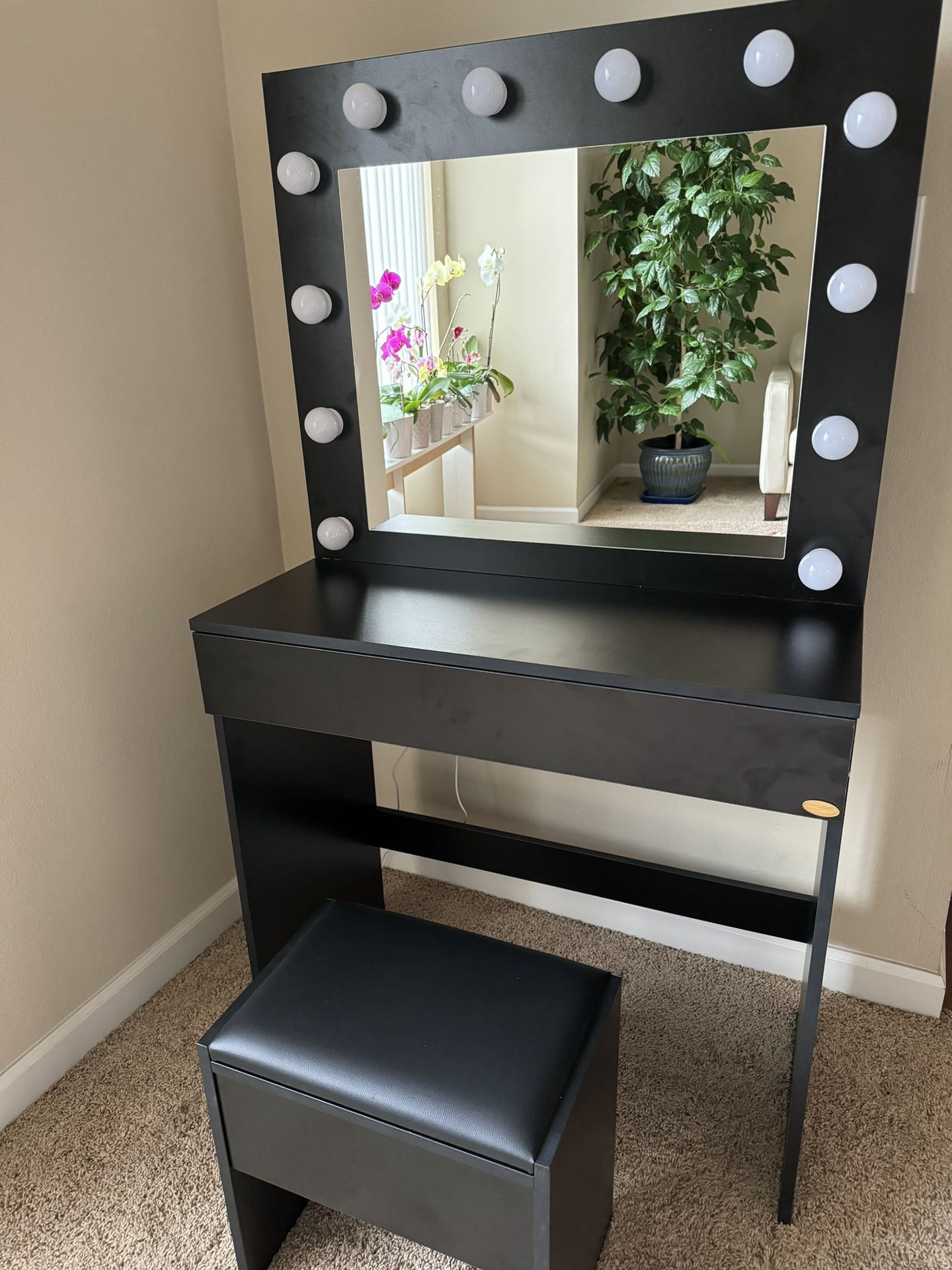 Vanity Desk With Mirror, Make Up Desk