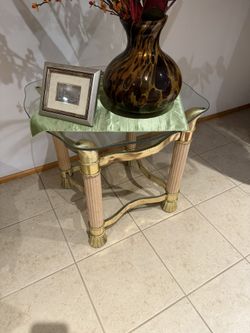 2 Glass Tables