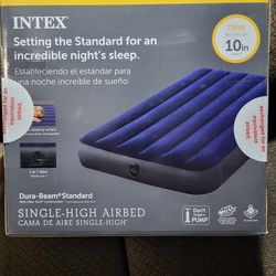 Intex New Single Air Mattress 