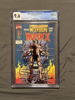 MARVEL COMICS PRESENTS #72 - CGC 9.6 - WEAPON-X WOLVERINE