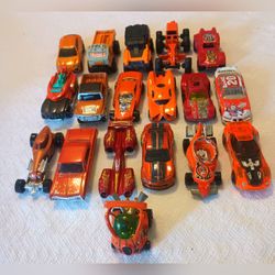 18 Orange & Brown Cars 