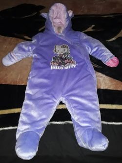 6-9 mo winter onesie coat