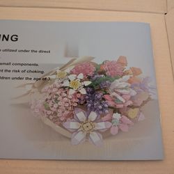 Flower 12 Bouquets Building Kit, Valentines Gift(No Vase)