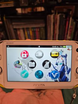 Psp vita lime green 2000 slim modded.