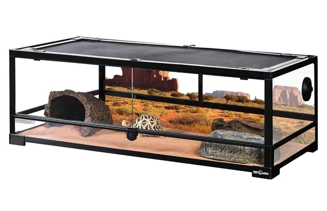 Repti Zoo Full Glass 35 Gallon Aquarim Reptile Tank Terranium