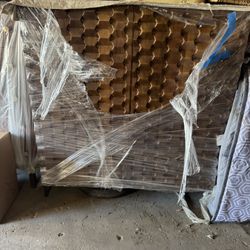 Bar Cabinet, 2 Clothing Drawers 