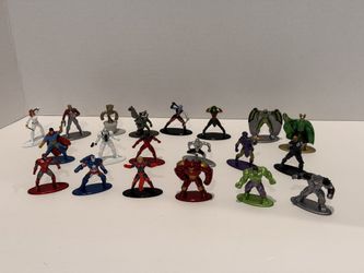 Jada Toys Nano Metalfigs Marvel Superheroes Lot  Diecast Mini Action Figures 2in