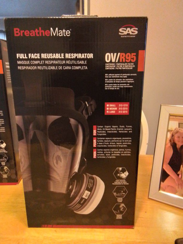 Breathemate Full Face Reusable Respirator SAS