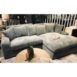 Corduroy Living Room Sectional Sofa - Different Models Available 