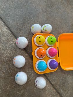 Color and Shape Sorting Egg Toy
