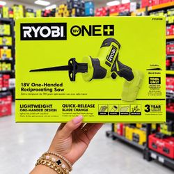 Ryobi 18V One-Handed Reciprocating Saw PCLS10B TOOL ONLY
