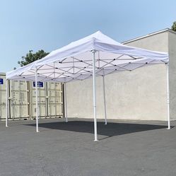 $185 (New in Box) Heavy duty 10x20 ft ez pop up canopy outdoor party tent instant shades w/ carry bag 