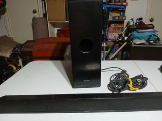 Sony sound bar and bass