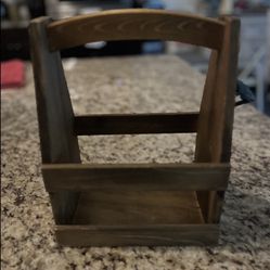 Wooden Bottle Holder Carrier  