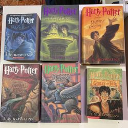 Set Of 6 Harry Porter Books