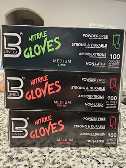Nitrile Gloves Medium 