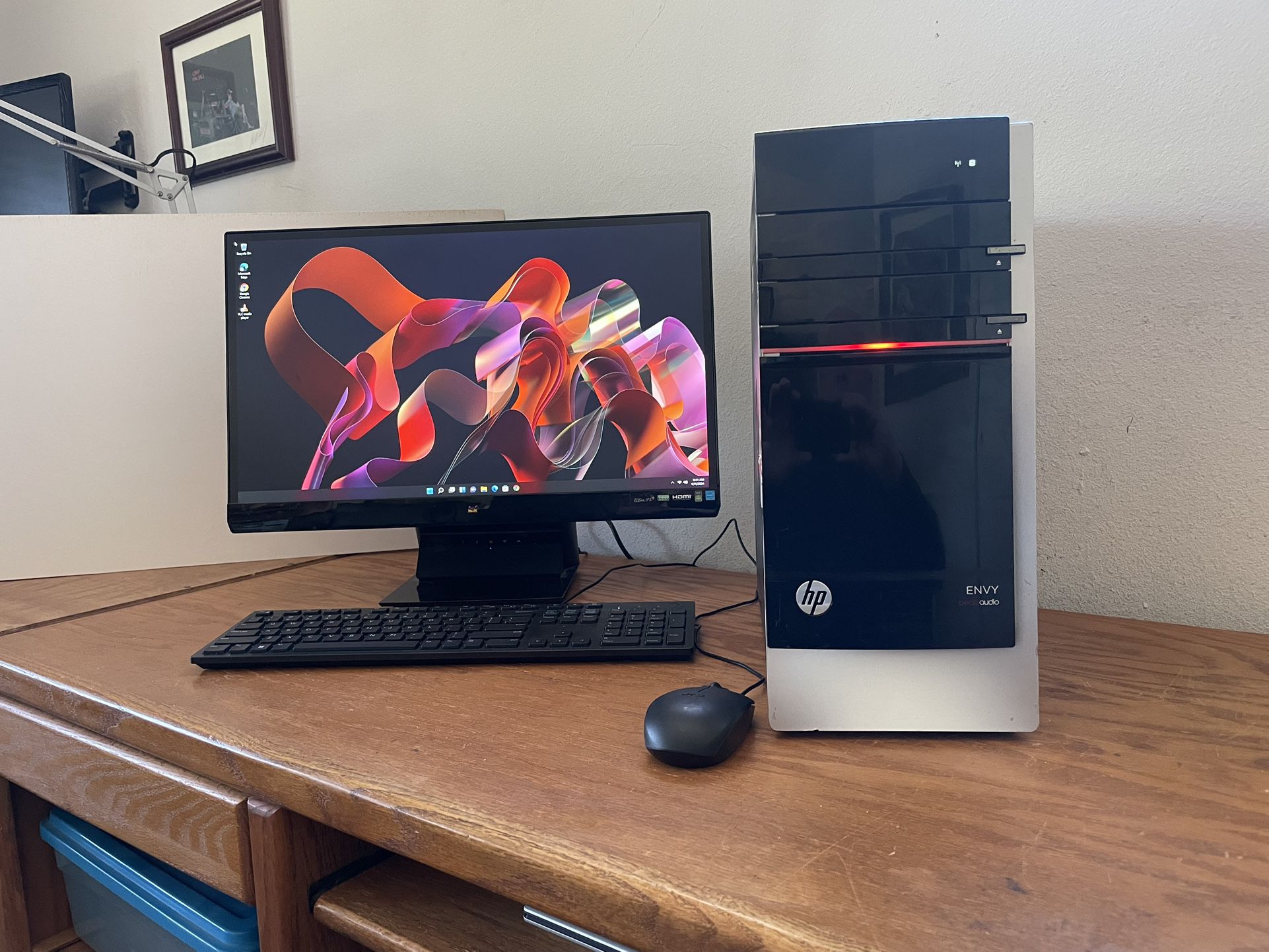 HP Envy Computer with 23” LED Monitor ~ Windows 11 Pro