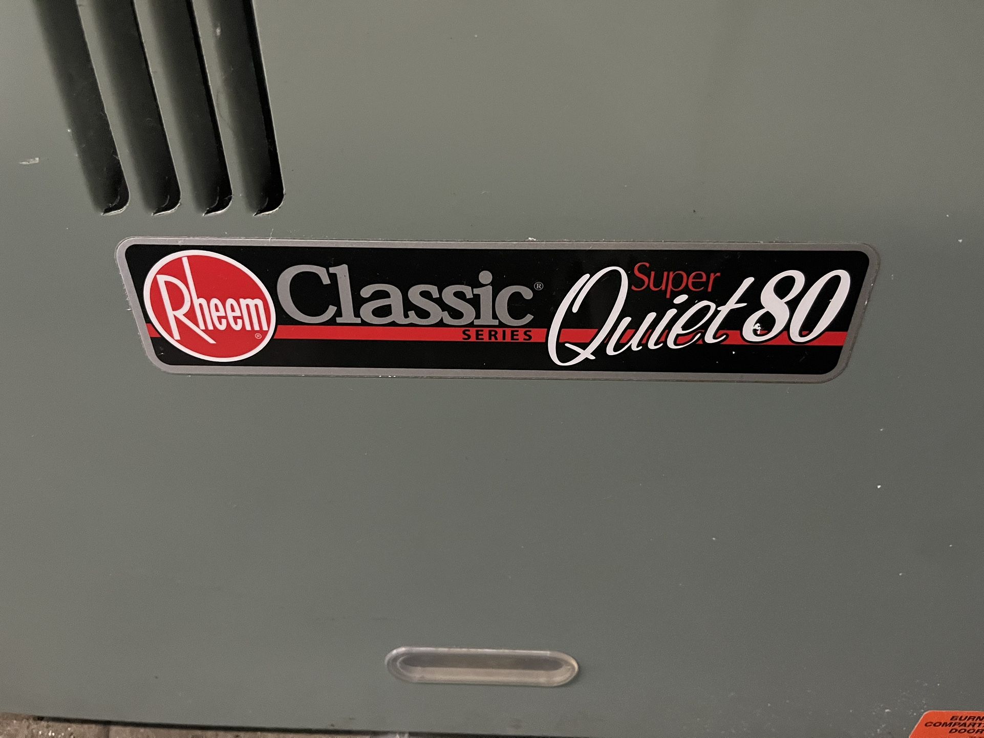 Rheem Classic quiet 80 Furnace for Sale in Snohomish, WA OfferUp