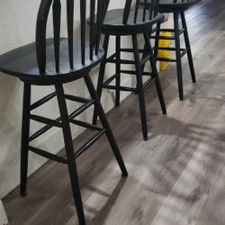 Expresso Wood Bar Or Counter Stools 