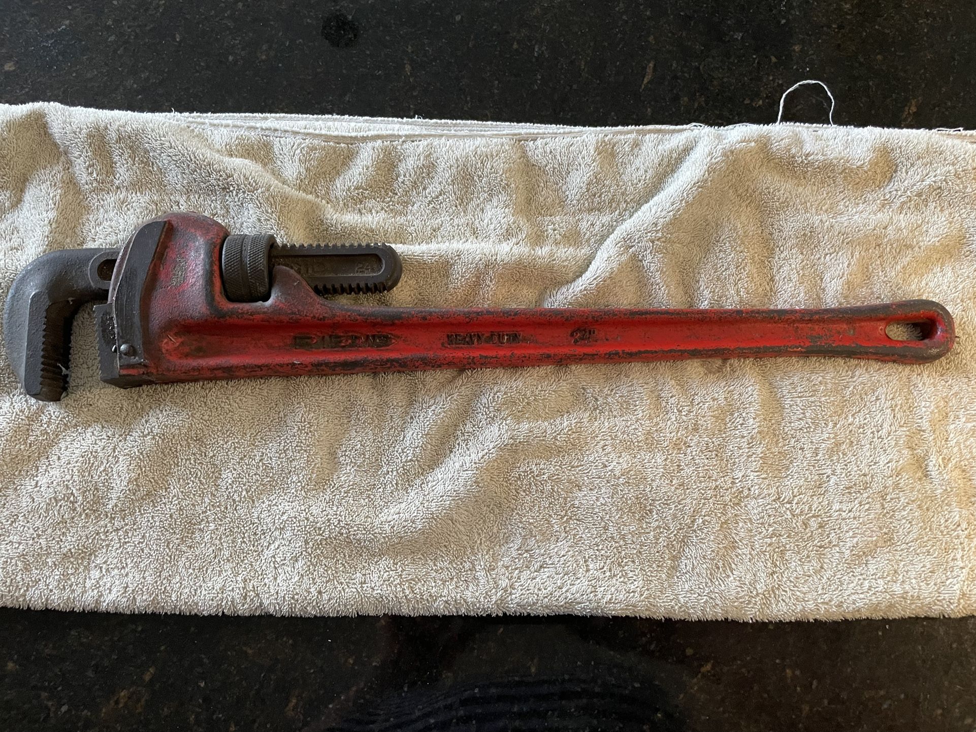 Vintage Rigid 24” Pipe Wrench