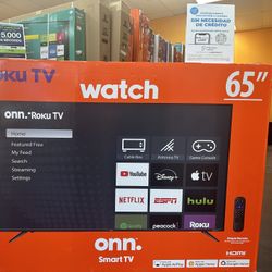 65”ONN ROKU SMART 4K 