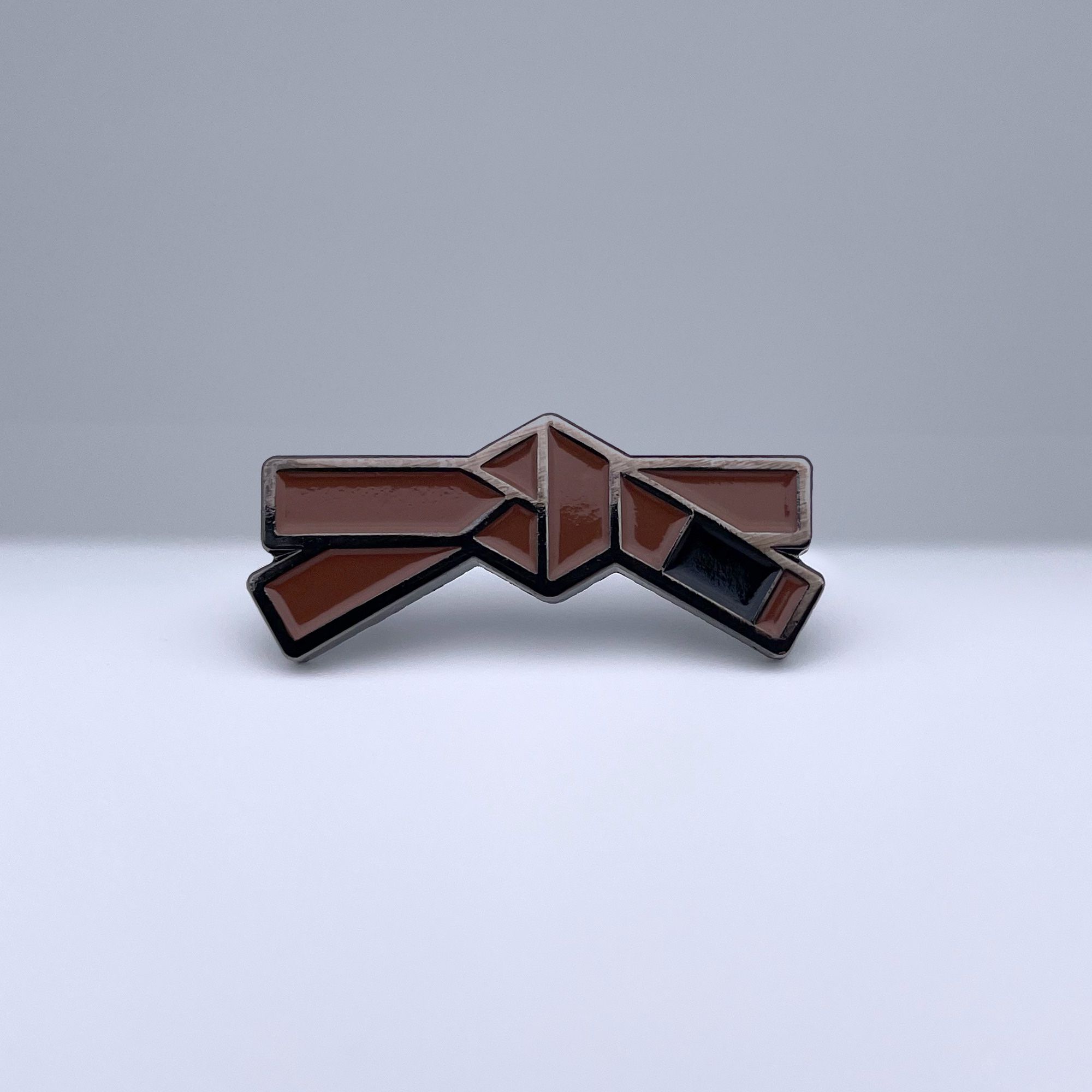 Brazilian Jiu Jitsu Brown Belt Enamel Pin