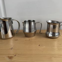 Milk Frother/steamer Stainless Steel. 3 Different Sizes 