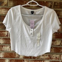 Wild Fable Crop Short Sleeve 