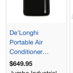 De'Longhi Portable Air Conditioner