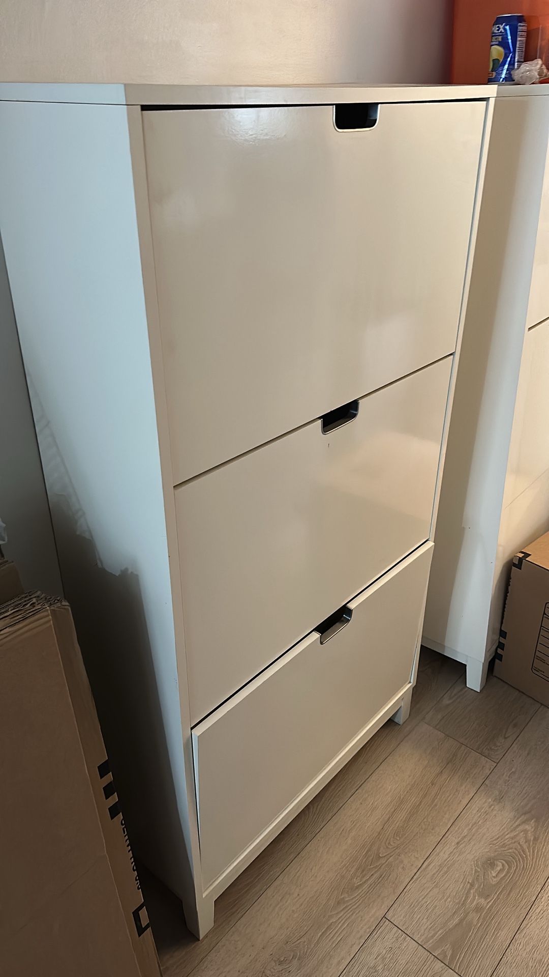 2 Shoe Storage Cabinets