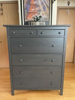 IKEA Hemnes 6-Drawer Dresser Gray