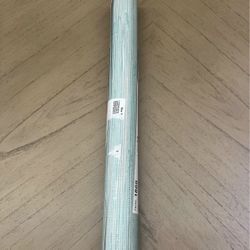 Tibetan Grasscloth Teal Vinyl Peel And Stick Wallpaper, 216-in by 20.5-in, 30.75 sq. ft. ,New 