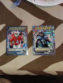 Donruss Dominators Holo James Cook & Jaxon Smith-Njigba Cards