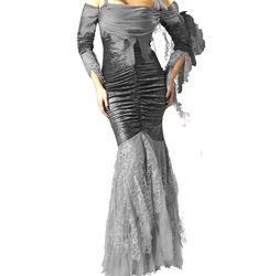 InCharacter Fallen Angel Halloween Costume Dress Only Dark Gothic Gray Medium